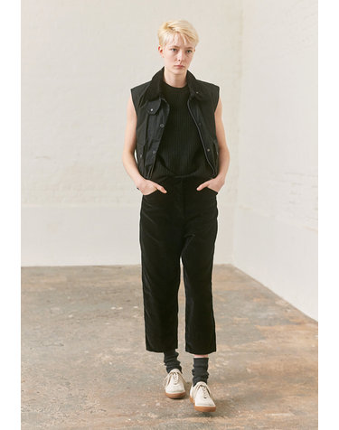 [Barbour x Margaret Howell] 여성 블랙 Bedale Gilet 베스트