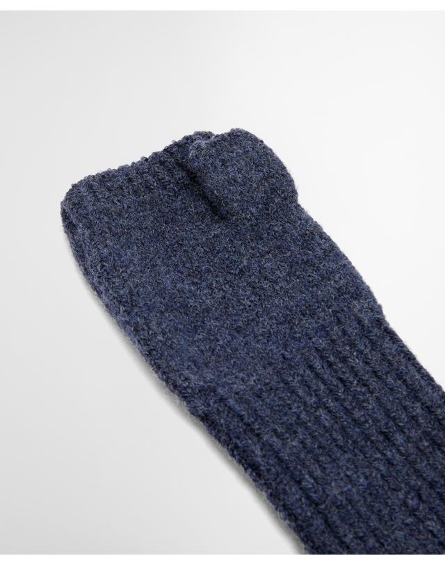바버 여성 네이비 Pendle Wristwarmer 핸드워머 착용컷