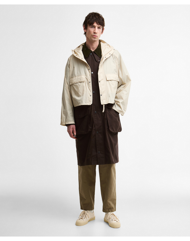 바버 [Barbour X Kaptain Sunshine] 남성 올리브 Endurance 캐주얼 자켓 진한 연두 상세