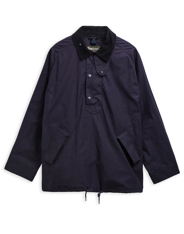 바버 [Barbour X Kaptain Sunshine] 남성 네이비 Transport Smock 캐주얼 자켓 진한 블루 상세