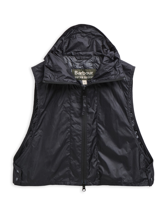 바버 [Barbour X Kaptain Sunshine] 남성 네이비 Transport Smock 캐주얼 자켓 진한 블루 상세