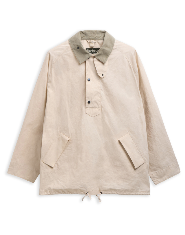 바버 [Barbour X Kaptain Sunshin] 남성 아이보리 Transport Smock 캐주얼 자켓 밝은 베이지 상세