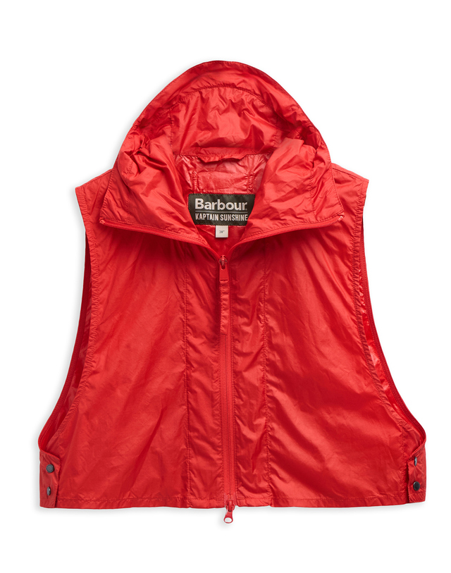 바버 [Barbour X Kaptain Sunshin] 남성 아이보리 Transport Smock 캐주얼 자켓 밝은 베이지 상세