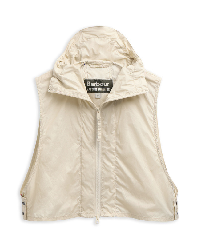 바버 [Barbour X Kaptain Sunshine] 남성 올리브 Transport Smock 캐주얼 자켓 진한 연두 상세