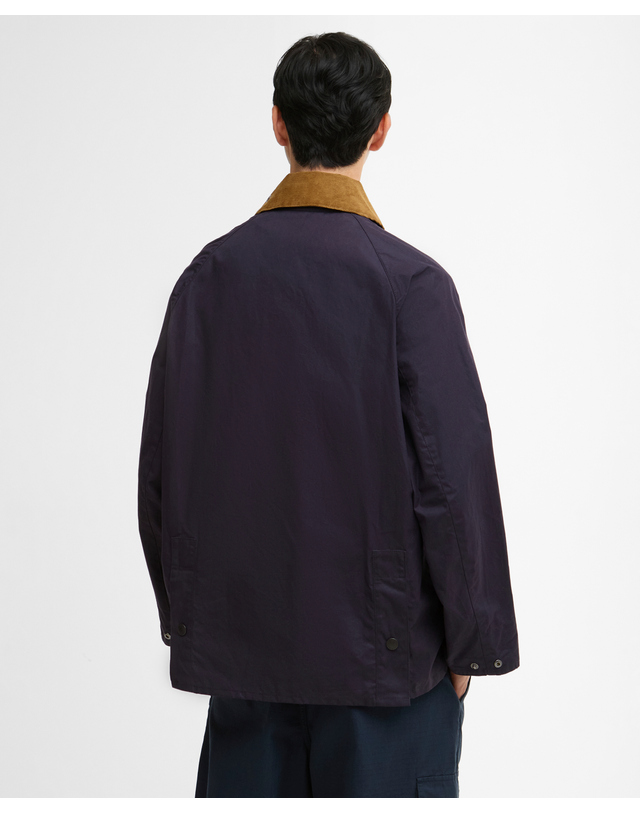 바버 [BEST] 남성 다크블루 OS Bedale 코튼 캐주얼 자켓 진한 블루 착용컷