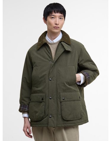 남성 올리브 Rollback OS Bedale 패디드 자켓
