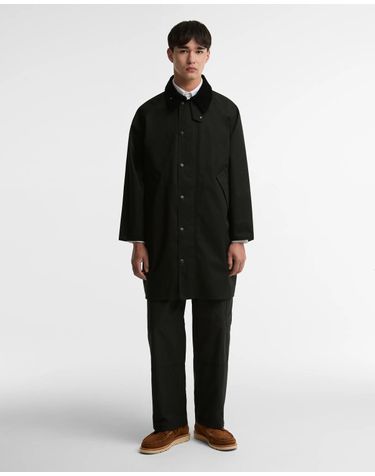 남여공용 블랙 Long Transport 샤워프루프 자켓