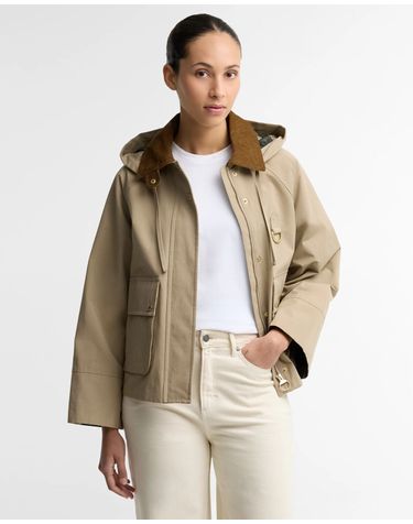 여성 베이지 Terrington 샤워프루프 자켓