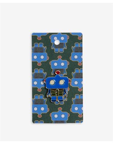 [Barbour x Paul Smith] 남여공용 블루 핀뱃지