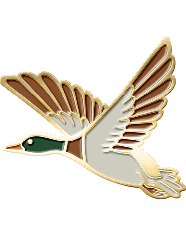 바버 Bird Duck 핀뱃지