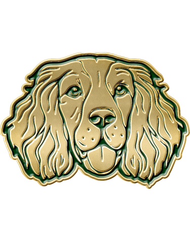 바버 Spaniel 핀뱃지