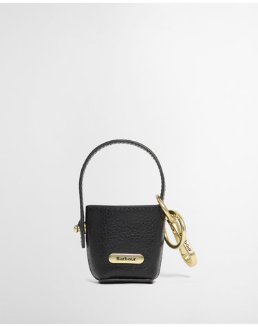 여성 블랙 Leather Bucket 백참