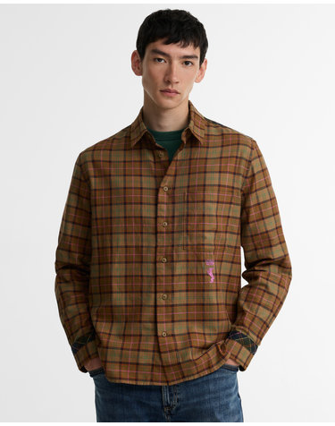 [Barbour x Paul Smith] 남성 체크 타탄 셔츠