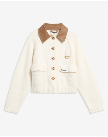 여성 크림 Alverstone 니트 가디건