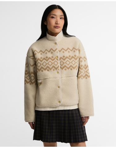 여성 아이보리 Ferrisdale 플리스 자켓