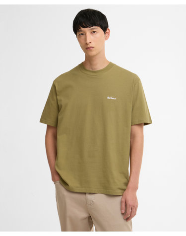 남성 올리브 Dalton Logo OS 티셔츠