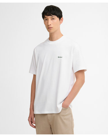 [정채연착용] 남성 화이트 Dalton Logo OS 티셔츠