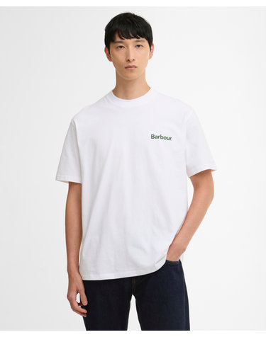 [원호착용] 남성 화이트 Crossby Archive Logo OS 티셔츠