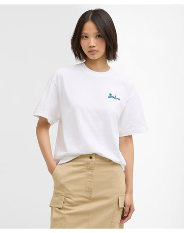 [이서경착용] 여성 화이트 Gwen 티셔츠