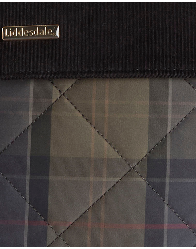 바버 남여공용 타탄 Liddesdale 크로스 백 MULTI COLOR 착용컷