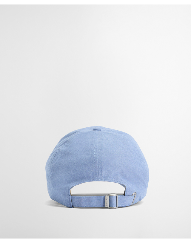 바버 남성 블루 Nelson Chambray 캡 모자 착용컷