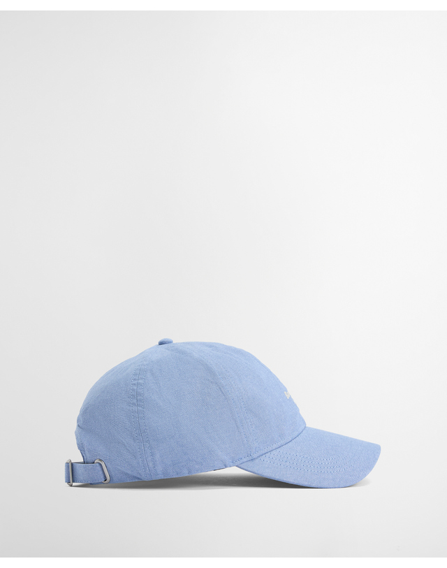 바버 남성 블루 Nelson Chambray 캡 모자 착용컷
