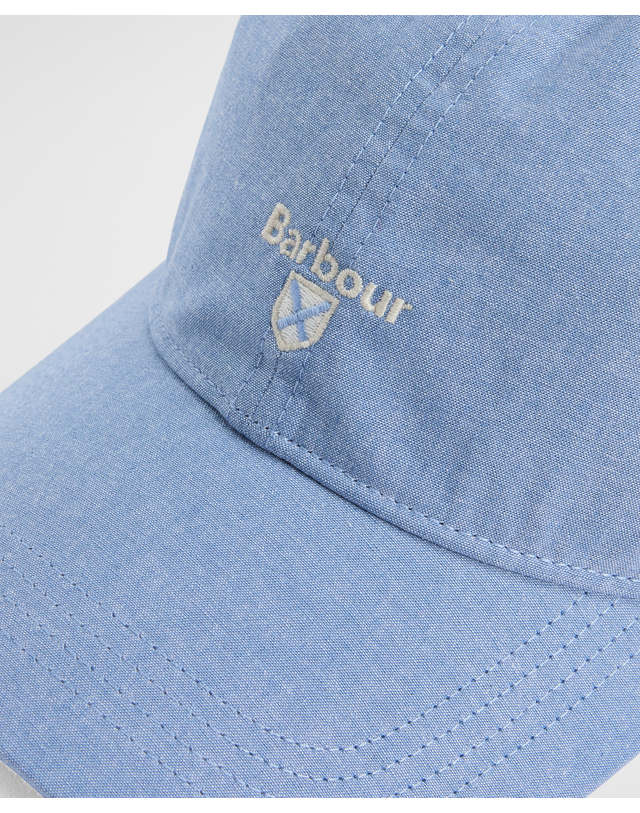 바버 남성 블루 Nelson Chambray 캡 모자 상세