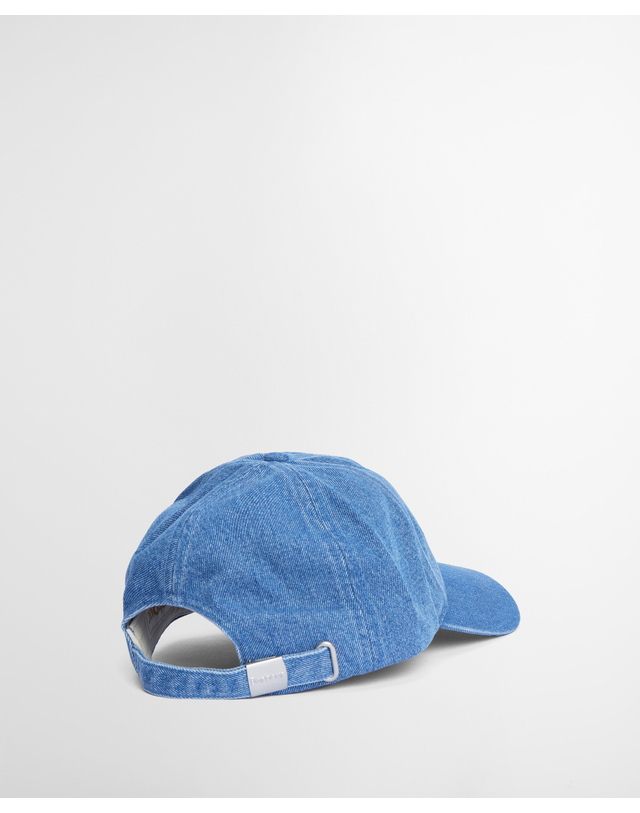 바버 여성 블루 Emily Denim 캡 모자 착용컷