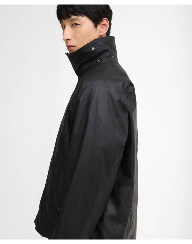 바버 남여공용 블랙 OS Transport 왁스 자켓 상세