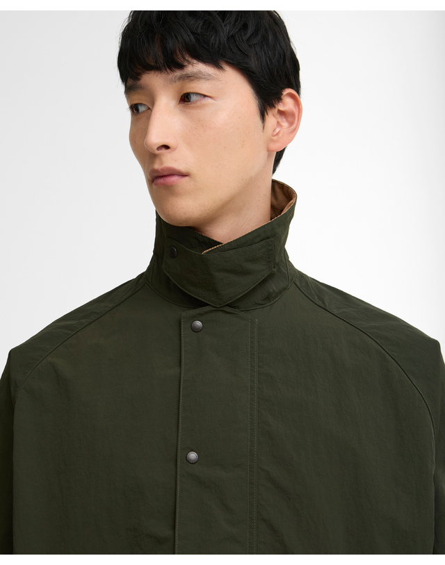 바버 [노정화착용] 남여공용 카키 Transport Nylon 캐주얼 자켓 진한 초록 상세