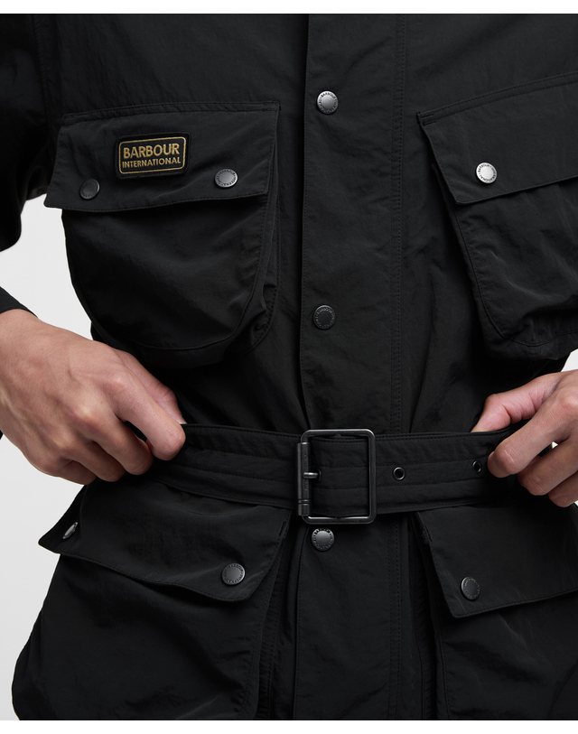 바버 남성 블랙B.Intl Contemporary A7 샤워프루프 자켓 상세