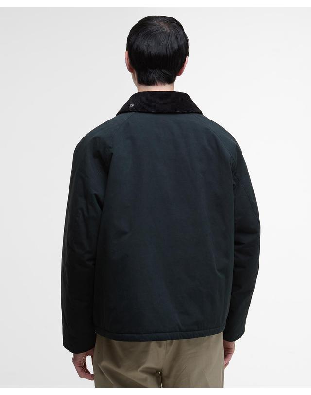 바버 남여공용 블랙 패디드 Rollback Transport 자켓 착용컷