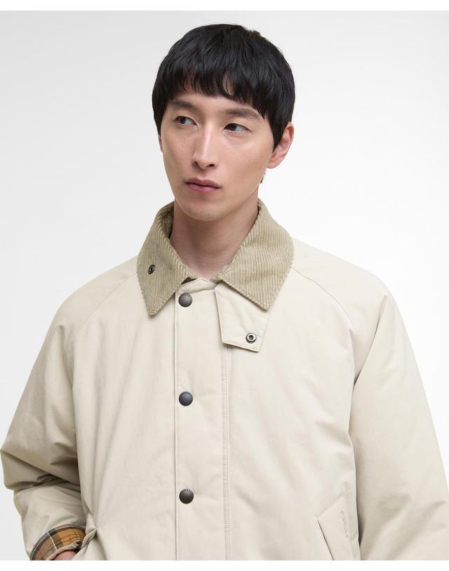 바버 남여공용 아이보리 패디드 Rollback Transport 자켓 밝은 베이지 상세