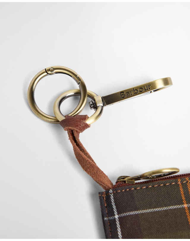 바버 [정채연착용] 여성 멀티컬러 Leather Coin Purse 백참 MULTI COLOR 착용컷