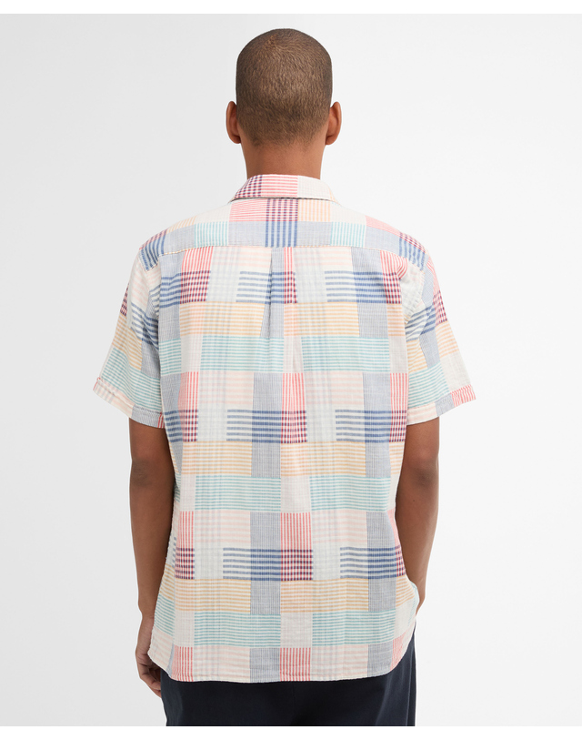 바버 남성 레드 Oakshore Summer Fit 셔츠 상세