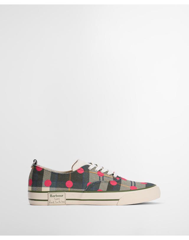 바버 [Barbour x Paul Smith] 남성 멀티컬러 단화 MULTI COLOR 착용컷