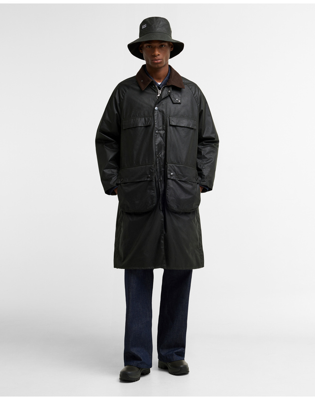 바버 [Barbour x A.P.C.] 남성 카키 클로그 진한 초록 상세