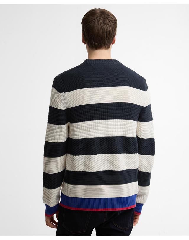 바버 [Barbour x Paul Smith] 남성 블루 Southwold 스웨터 상세