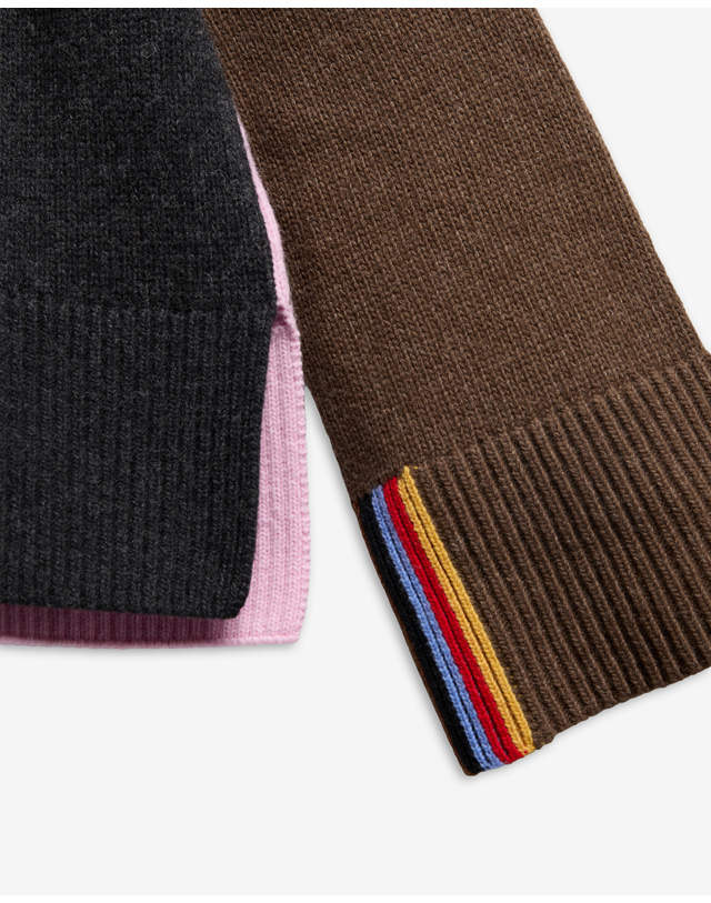 바버 [Barbour x Paul Smith] 여성 블랙 Tyneside 스웨터 상세