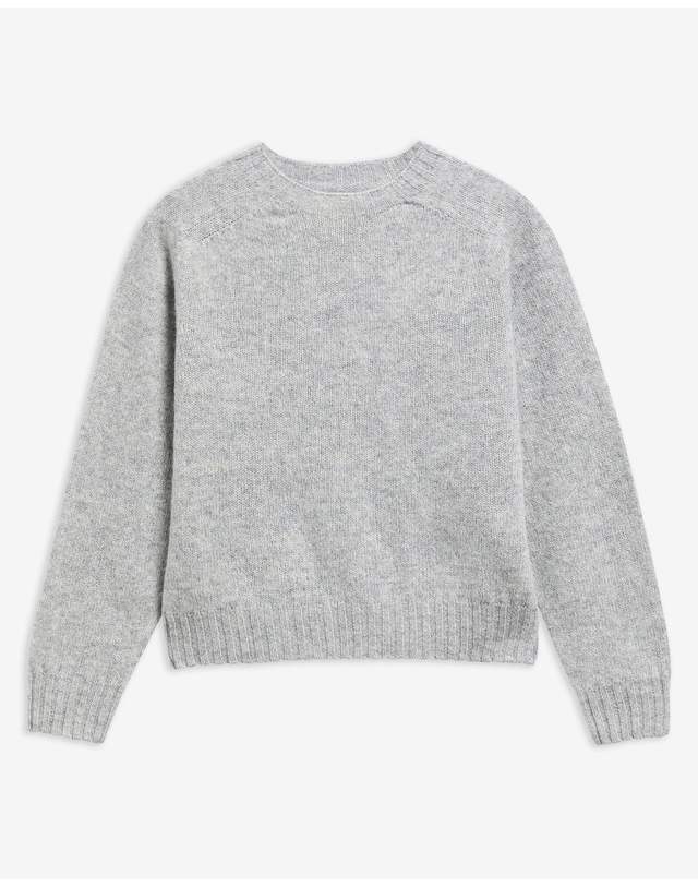 바버 여성 그레이 Scottish Made Dawn 스웨터 상세