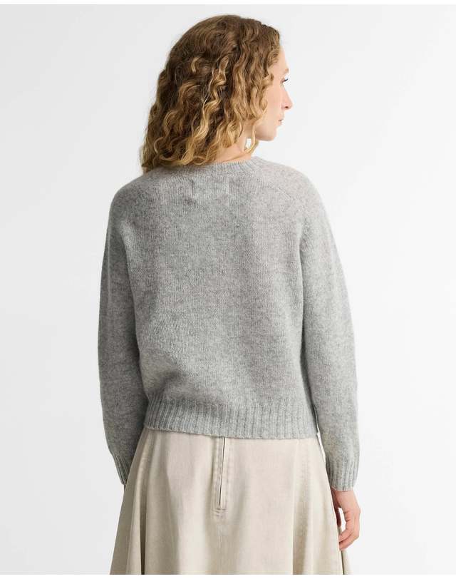 바버 여성 그레이 Scottish Made Dawn 스웨터 상세