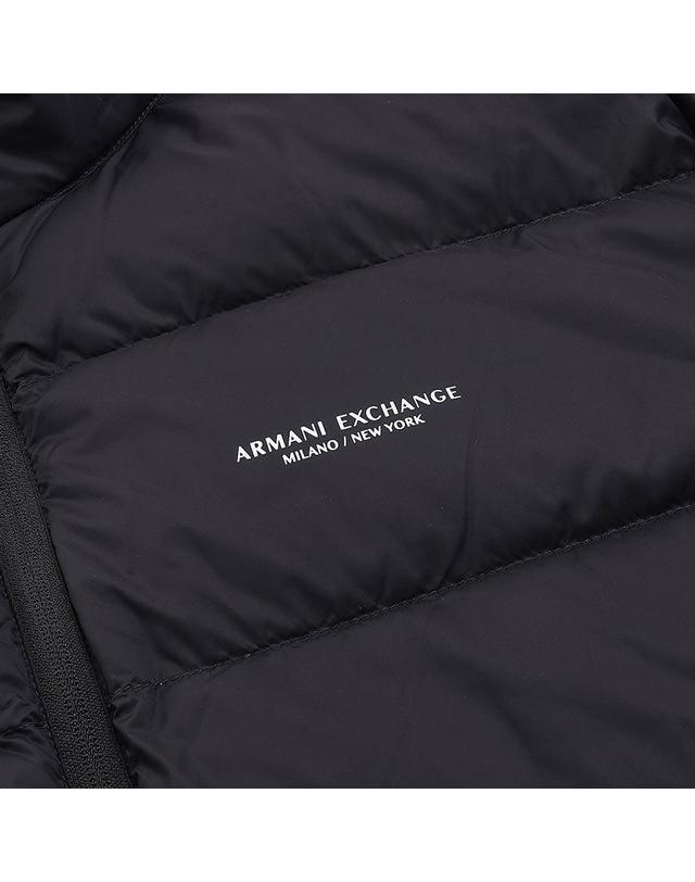 아르마니 [아르마니 익스체인지] FW26 남성 퀼팅 지퍼 다운 패딩 XM001575 AF16927 UC001 착용컷