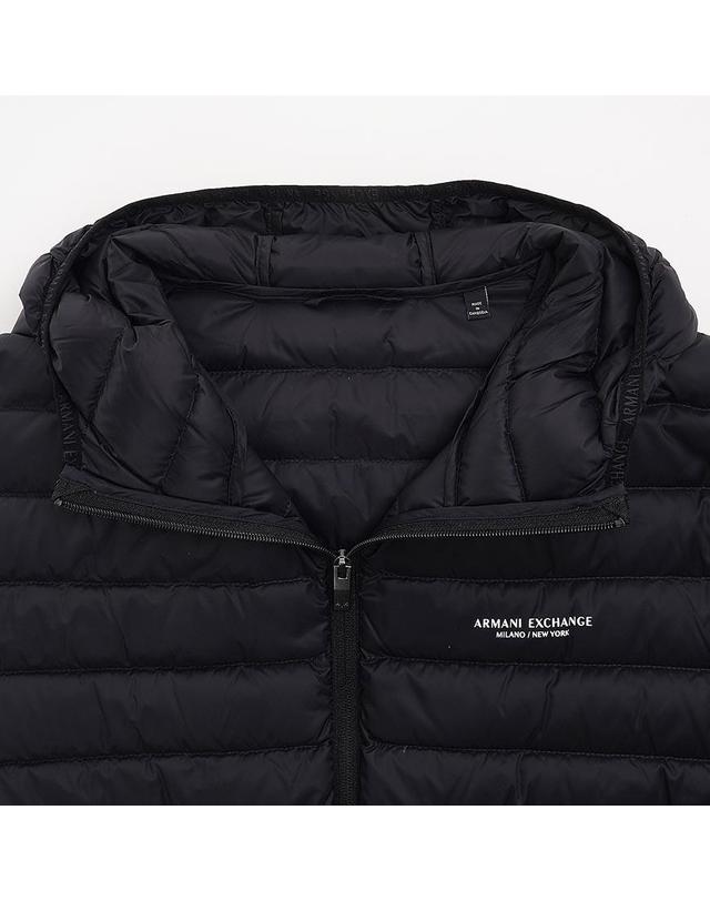 아르마니 [아르마니 익스체인지] FW26 남성 후드 풀 지퍼 패딩 XM001577 AF16927 UC001 착용컷