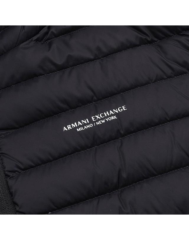 아르마니 [아르마니 익스체인지] FW26 남성 후드 풀 지퍼 패딩 XM001577 AF16927 UC001 착용컷