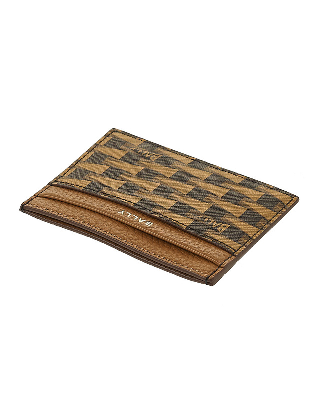 발리 [발리] 남성 로고 프린트 카드홀더 PNT C CARD CASE I8D4O 착용컷