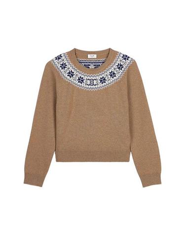 [셀린느] FW25 여성 페어 아일 크루넥 니트 RY0HM0N82 04FG