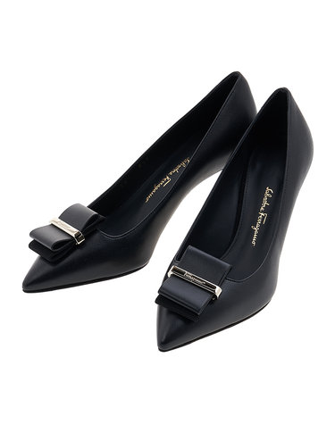  [페라가모] 더블 보우 펌프스 WINNIE 70 NERO 0754494
