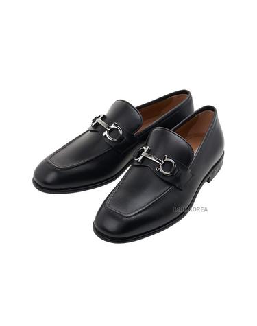[페라가모] FW24 남성 더블 간치니 로퍼 FOSTER NERO 0762636