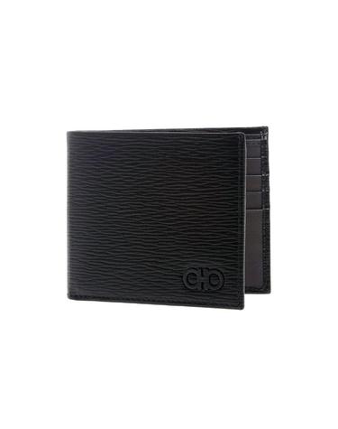[페라가모] SS26 남성 간치니 반지갑 66 A063 NERO DARK RAIN 0733308