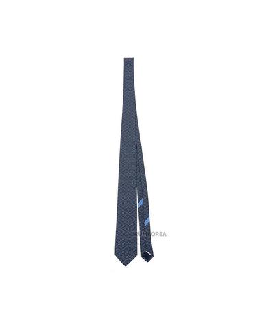 [페라가모] SS26 남성 간치니 프린트 넥타이 35 1204 BLU MARINE 0778440